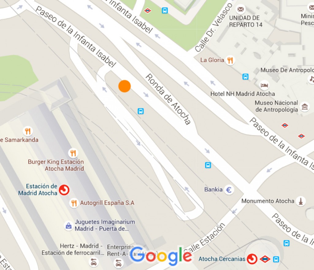 Google Maps - Bus-estacion-atocha