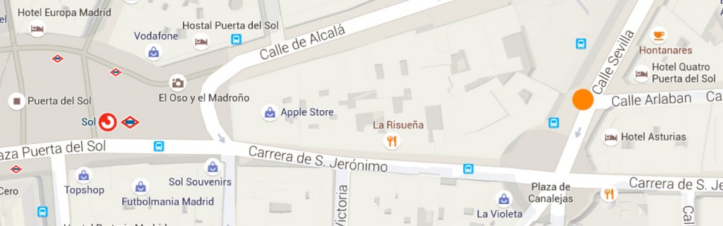 Google Maps - Bus-sol-calle sevilla